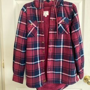 Willow & Pine pink flannel jacket
